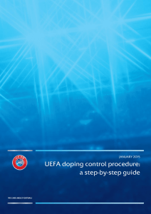 Doping control: Step-by-step guide