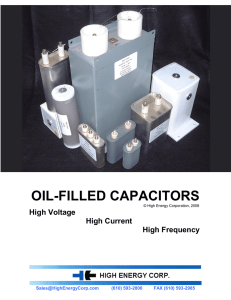 oil-filled capacitors