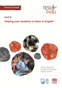 Helping your students to listen to English