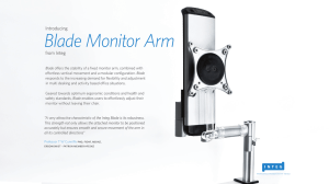 Blade Monitor Arm