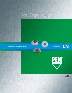 self-locking fasteners bulletin