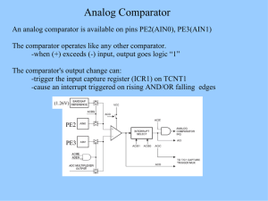 Analog Comparator