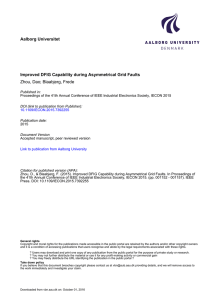 Improved DFIG Capability during Asymmetrical Grid Faults