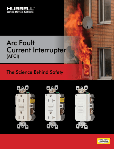 Arc Fault Current Interrupter - Hubbell Wiring Device