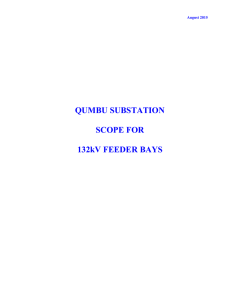 SOW QUMBU SUBSTATION 132kV FEEDER BAY