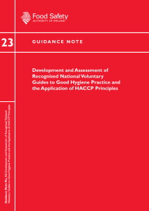 Development and Assessment of Recognised National Voluntary