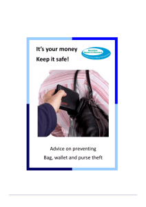 Community Safety Purse Theft Leaflet