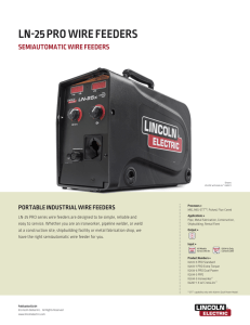 ln-25 pro wire feeders