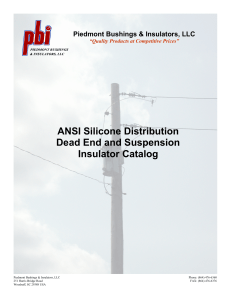 ANSI Silicone Distribution Dead End and Suspension Insulator