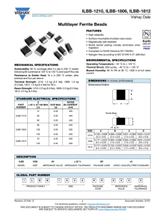 ILBB-1210, ILBB-1806, ILBB-1812 Datasheet