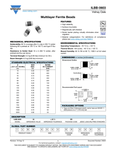 ILBB-0603 Datasheet