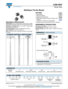 ILBB-0805 Datasheet