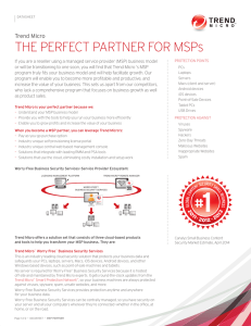 Read MSP Datasheet