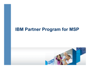 IBM Partner Program for MSP