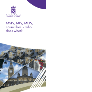 MSPs, MPs, MEPs, councillors – who does what?
