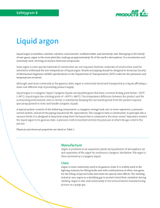 Liquid argon - Air Products