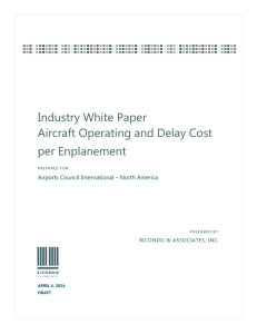 Industry White Paper Aircraft Operating and Delay Cost per