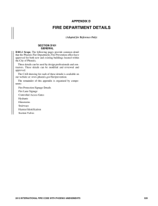 fire department details