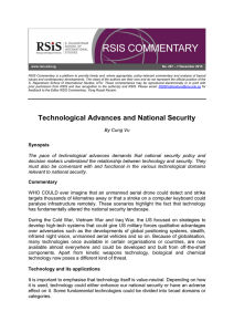 Technological Advances and National Security