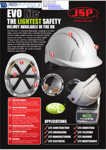 JSP EVOLite Construction Helmet