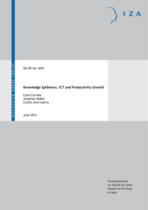 Knowledge Spillovers, ICT and Productivity Growth