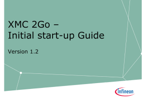 XMC 2Go – Initial start-up Guide