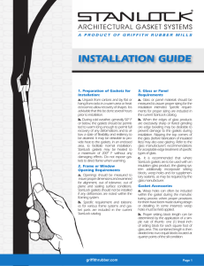 installation guide - Griffith Rubber Mills