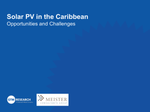 Solar PV in the Caribbean