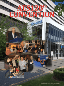 Convention Report - Audio Engineering Society