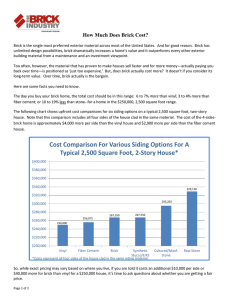 Cost Comparison For Various Siding Options For A