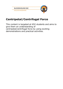 Centripetal/Centrifugal Force