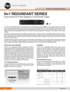 n+1 redundant series