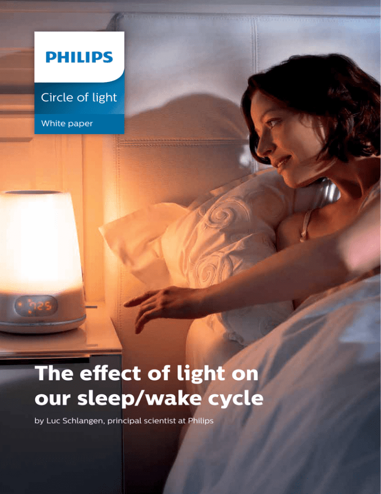 The effect of light on our sleep/wake cycle