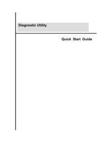 Diagnostic Utility Quick Start Guide