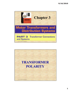 transformer polarity