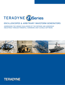 Teradyne ZT-Series Brochure - Oscilloscopes, Digitizers, AWGs