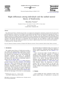 Slight differences among individuals and the unified neutral