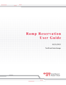 Ramp Reservation User Guide