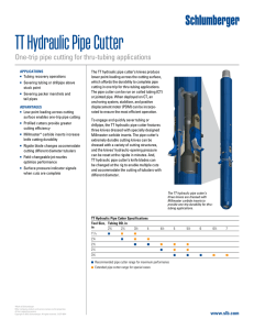 TT Hydraulic Pipe Cutter