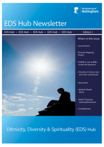 EDS Hub Newsletter - University of Nottingham
