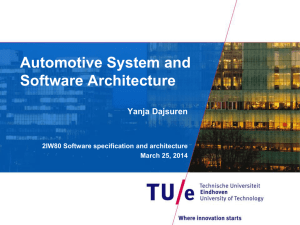 Automotive Software Architecture.