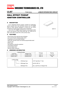 UNISONIC TECHNOLOGIES CO., LTD UL497