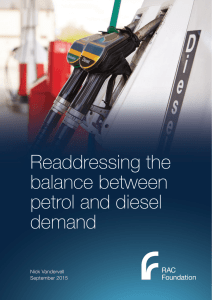 Readdressing the balance between petrol and diesel demand