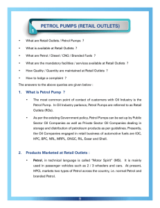 petrol pumps (retail outlets) 1 - Hindustan Petroleum Corporation
