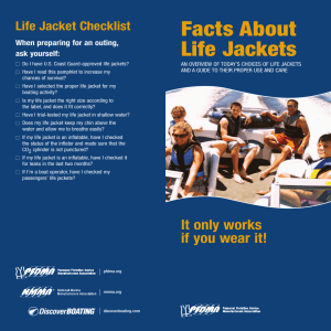 Facts About Life Jackets - Personal Flotation Device Manufacturers