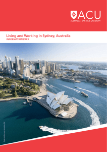 Living and Working in Sydney, Australia