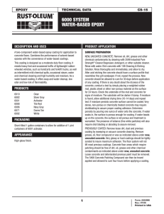 6000 system water-based epoxy - Rust