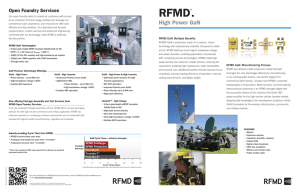 RFMD GaN Foundry Brochure