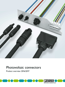 Photovoltaic connectors