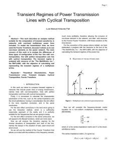 Transient`s Regimes of Power Transmission Lines with Cycling